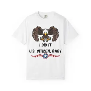 I Did It U.S. Citizen Baby Eagle T-Shirt | Naturalization Celebration Tee