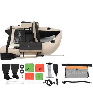 Inflatable Fishing Boat & Accessories - 286.6LBS Capacity
