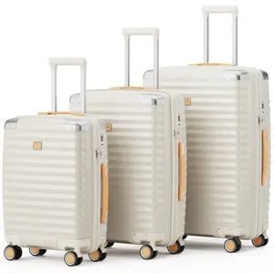 3 Piece Travel Luggage Suitcase 20/24/28 inch, TSA Lock, Hard Shell, Durable and Lightweight, Spinner Wheels