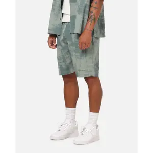 Saint Morta Solis Textured Shorts Petrol Green