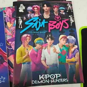 Huntress Girl Group Coloring Book, Anime Merchandise, Line Art Sketches, Drawing Album, Fill-In Color Pages, Non-Disposable