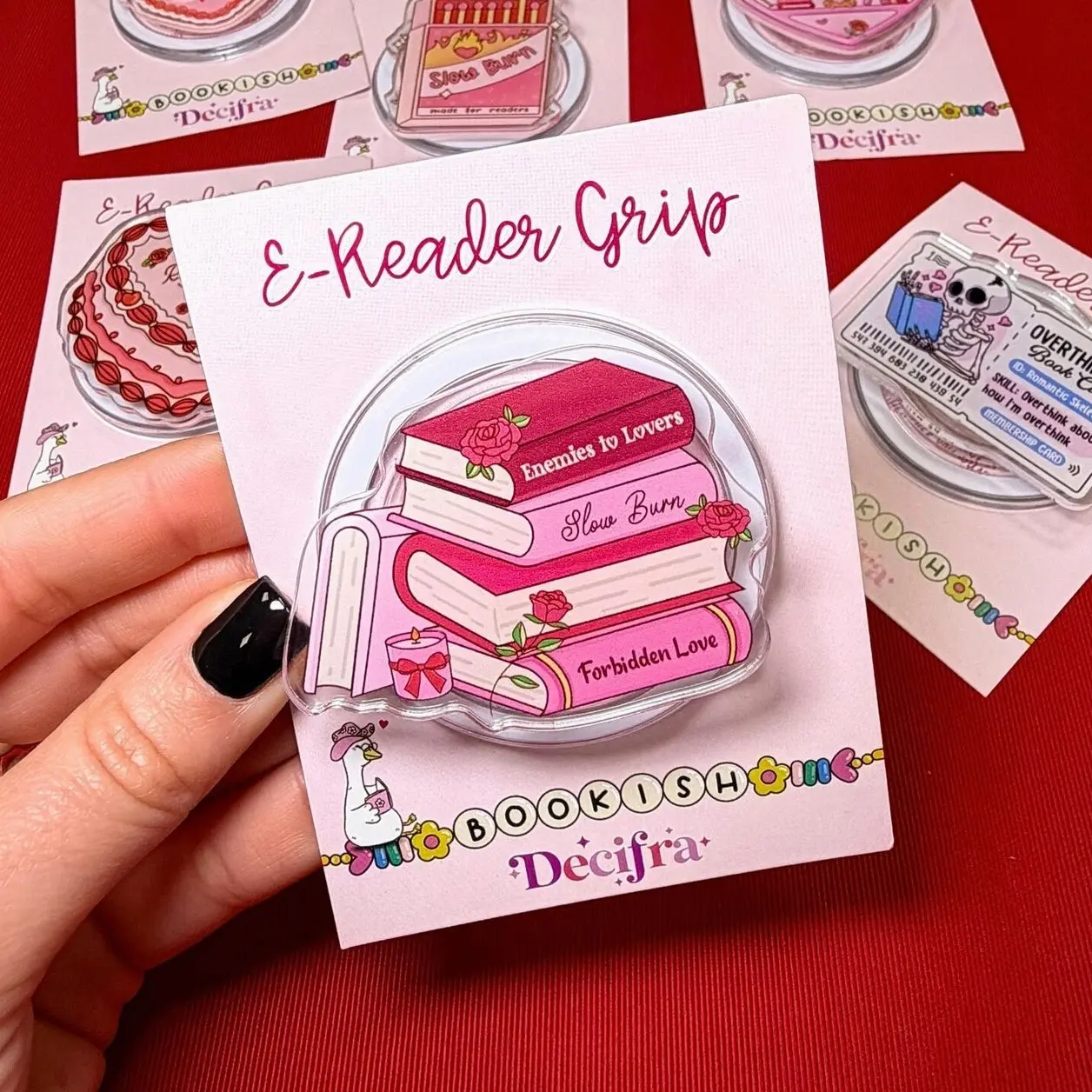 Kindle&Kobo Magnetic Grip - Romance Pile