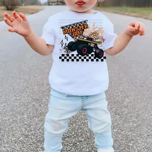 Youth and Adult Monster Jam Monster Mutt Truck Graphic Tee, Monster Truck Show Shirt for Fans, Casual Summer Daily Wear, Apparel Made In The USA	