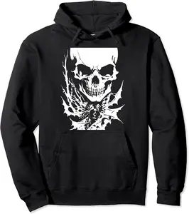 Grindcore Occult Horror Skull Art Death Metal Thrash Metal Pullover Hoodie - Andrewzhang Shop 52B0BWW58N3R