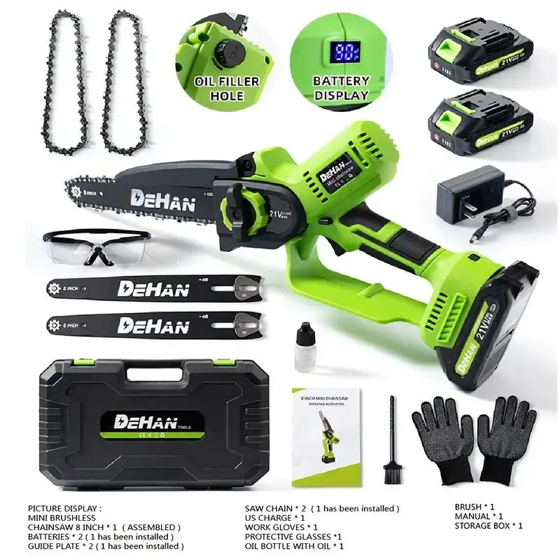 8 Inch + 2 Batteries