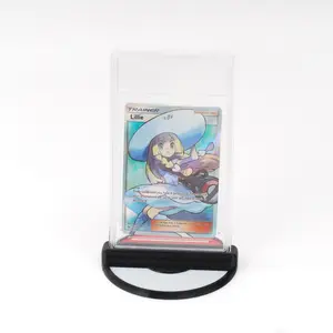 1pc Card Display Holder for PSA Graded Collectible Cards - Poke Ball Shape & Colors, Stylish & Functional, Great for Home/Office Display, Perfect Halloween & Christmas Gift
