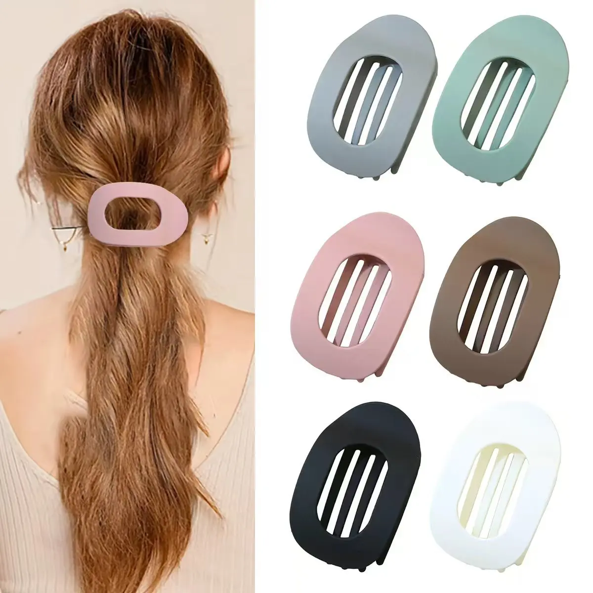 6 piece set D (oval duck clip)
