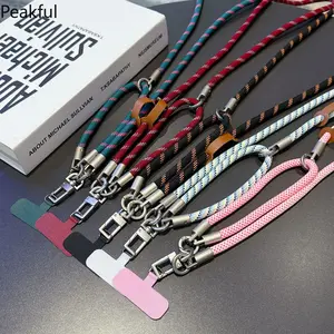 Long messenger mobile phone lanyard creative multi-functional three-purpose mobile phone case pendant strong neck rope wrist