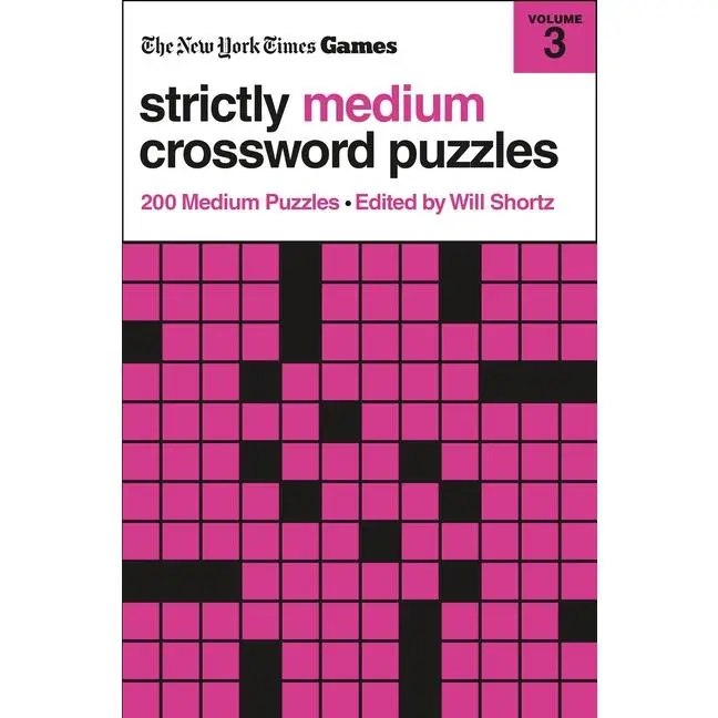 New York Times Games Strictly Medium Crossword Puzzles Volume 3: 200 Medium Puzzles (Paperback)