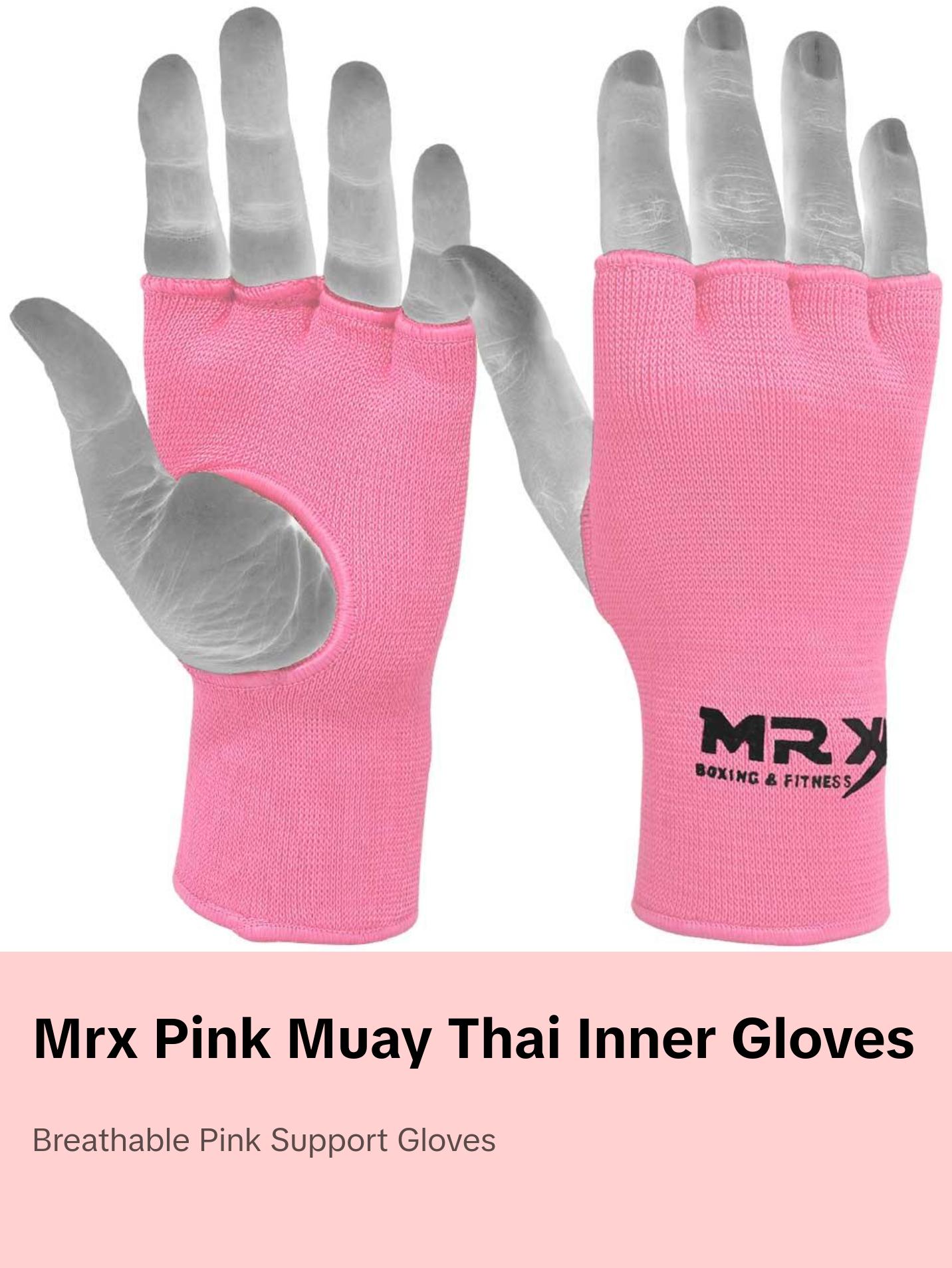 MRX Inner Gloves Muay Thai Support Wraps Pink