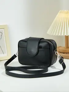 New Simple Solid Color Versatile Women's Fashion Handbag, Adjustable Shoulder Strap Crossbody Bag, Adjustable Sling Bag, Ideal for Daily Use