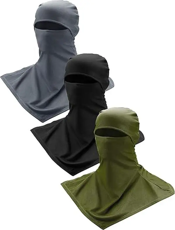 3 PCS Balaclava Face Cover Sun Protection Neck Cover Summer Balaclava for Men Women Outdoor Sports UV Protector