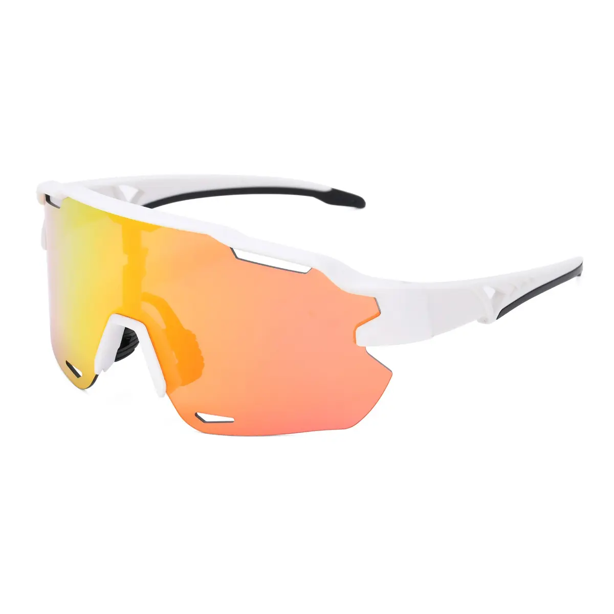 Polarized Biker Sports Sunglasses for Men & Women, Colorful Lenses with UV400 Protection, Ultra-light Windproof Frame for Cycling, Running & Baseball, Biker Sports Eyewear, Polarization Sports Eyewear