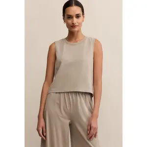Sloane Jersey Muscle Tank - Retreat