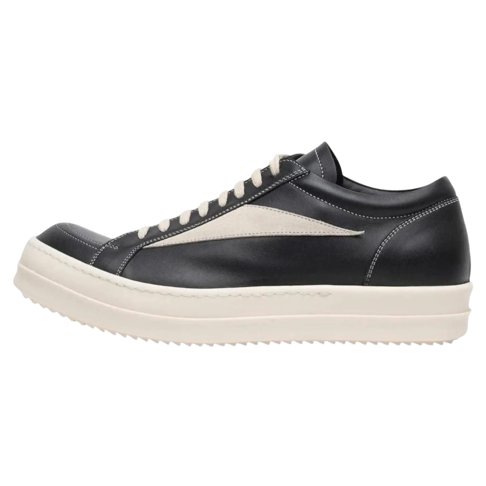 Rick Owens Mainline Vintage Low Black Sneakers