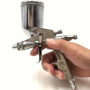 K3 Mini Pneumatic Spray Gun, 0.5mm Nozzle, Professional Painting Tool, Ideal for Car Repair, Small Area Touch-Up, Furniture Maintenance, Undercarriage Coating