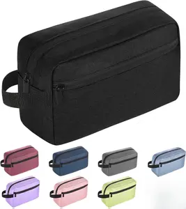 Travel Toiletry bag Toiletry bag for women men Hanging Cosmetic bag Travel accessories for Women Men (Black)