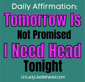 “Tomorrow Is Not Promised” Magnet