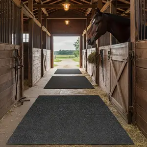 Heavy-Duty Anti-Slip Stall Pad for Horses and Livestock, Dual-Sided Dry Wet Use, All-Weather Protection, Easy Clean, Durable