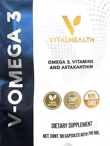 V-OMEGA3, NANO ENCAPSULATION, BRAIN NOURISHMENT, HEART HEALTH