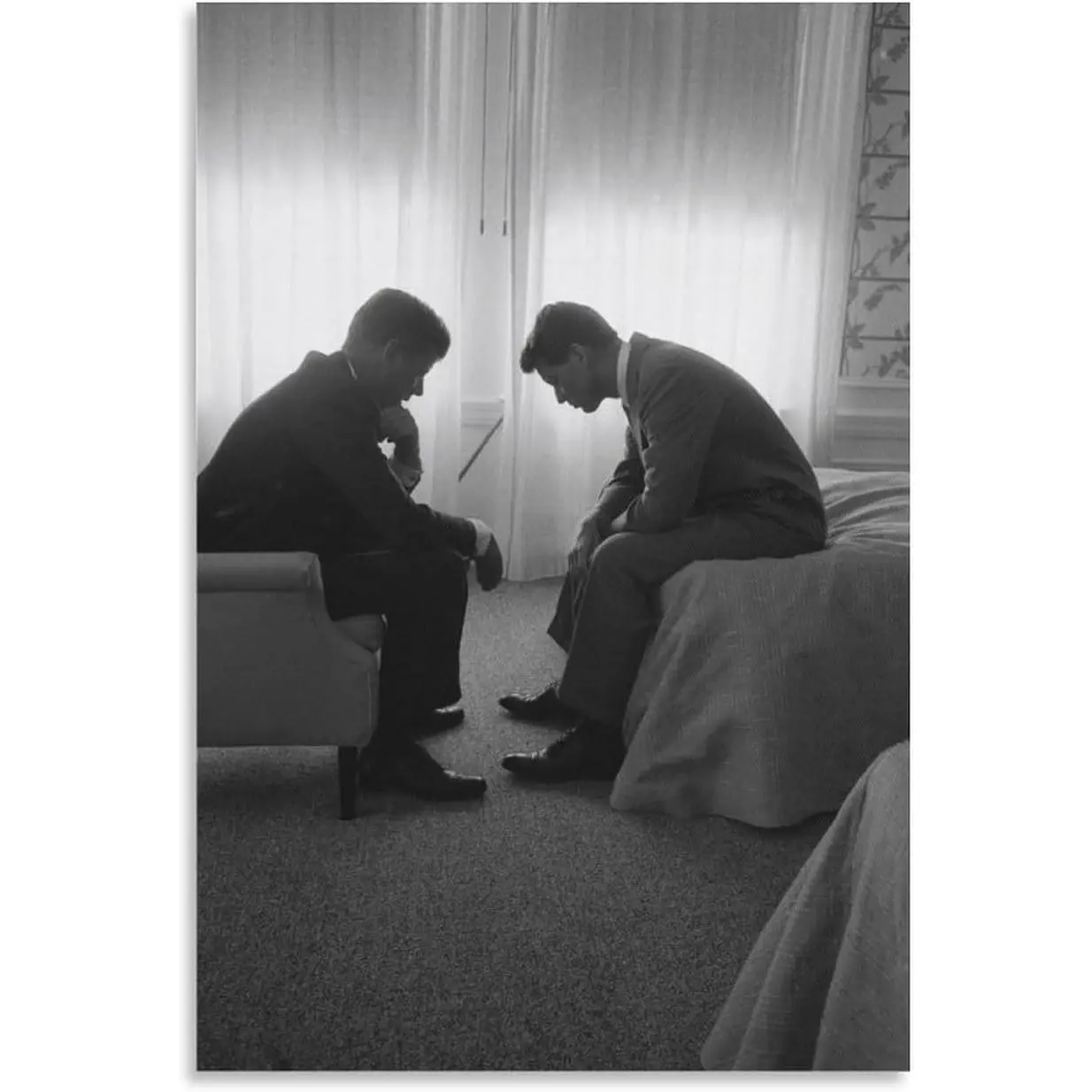 JFK And RFK Poster Posters Art Print Wall Photo Paint Poster Hanging Picture Family Bedroom Decor Gift