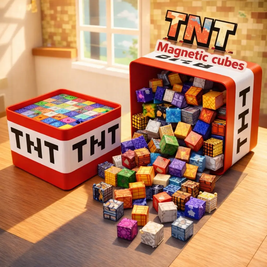 Magnetic Building Blocks Set - 250pcs Mini Educational Kids Toys with Storage Box, Boy Gifts for Boys/Girls Ages 4-12, Creative Play Birthday Gift