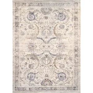 Canvello Modern Design Power Loom Area Rug- 2' X 3'