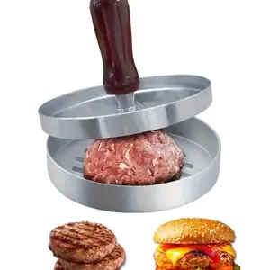 1pc Non-Stick Hamburger Patty Press Mold Hamburger Maker With Removable Plate, Burger Press For Beef, Cheese, Veggie Burgers, BBQ