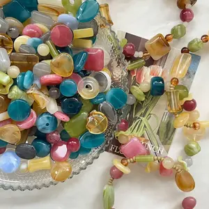 Yuki's Shop-Mixed Beads Of Bags--For Pen/Key-chains/Bracelets/Half-finished Product