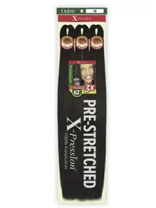 X-Pression Pre-Stretched Braid 62" X3 (1 PACK)