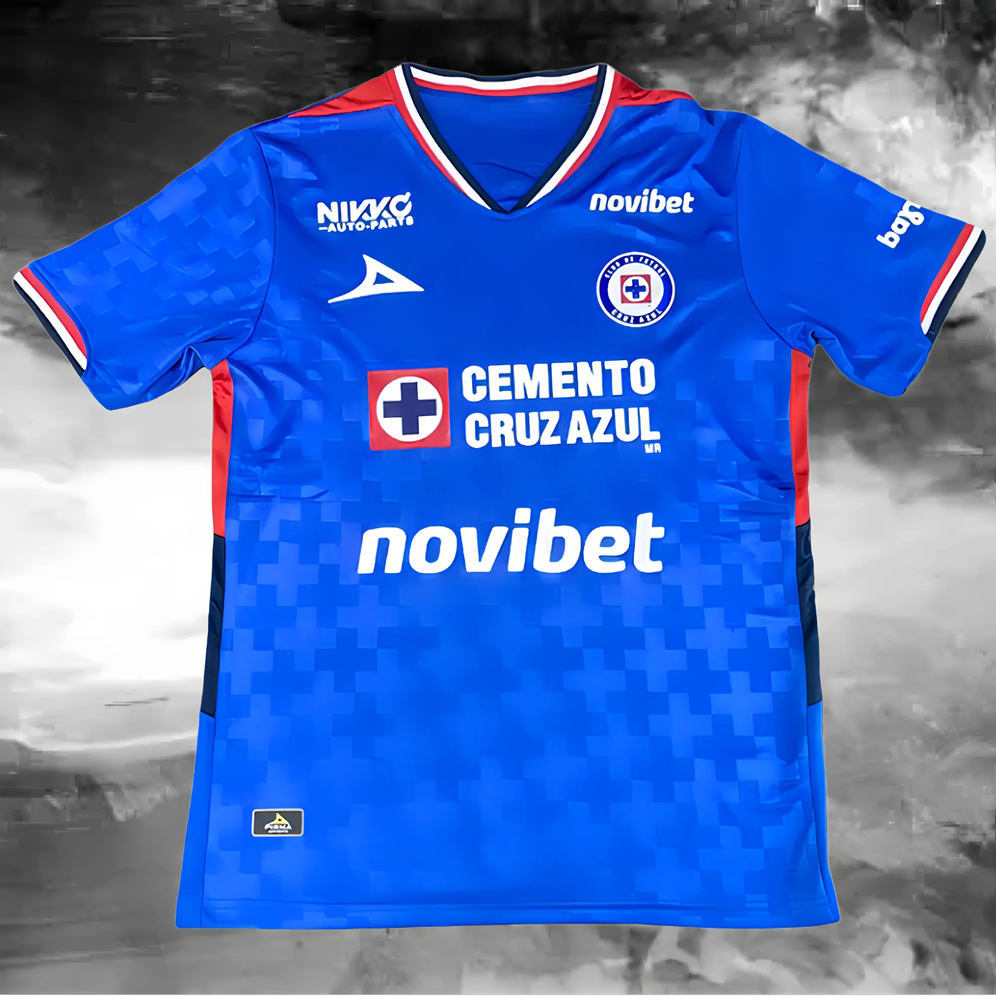 2526 Mexico League Cruz Azul Home Blue Short Sleeve Top Football Jerseys LIGAMX Fan Edition