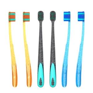 Deep Cleaning Soft Toothbrush Set – Ultra-Gentle on Gums, Home & Travel, 3-Pack Value,Deep Clean, Gentle on Sensitive Gums,Dense Bristles, Gum-Friendly