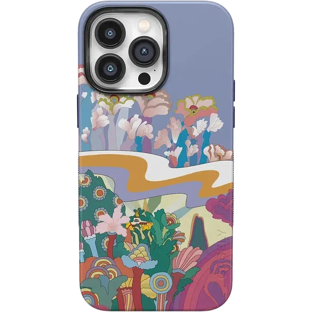 Casely iPhone 14 Pro Max Case | Beneath the Waves | The Beatles Yellow Submarine | Bold Protective Design | Compatible with MagSafe