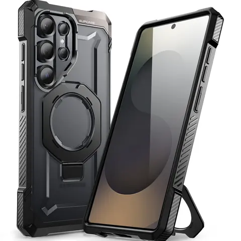 SUPCASE Unicorn Beetle Grip Iron Aluminium Casing for Samsung Galaxy S26/S25 Ultra - Customized, Magnetic MagSafe-Compatible, Heavy Duty Military-Grade Shockproof, Card Holder, Stand, Handheld Support, Wireless Phone Accessories with Display Protection
