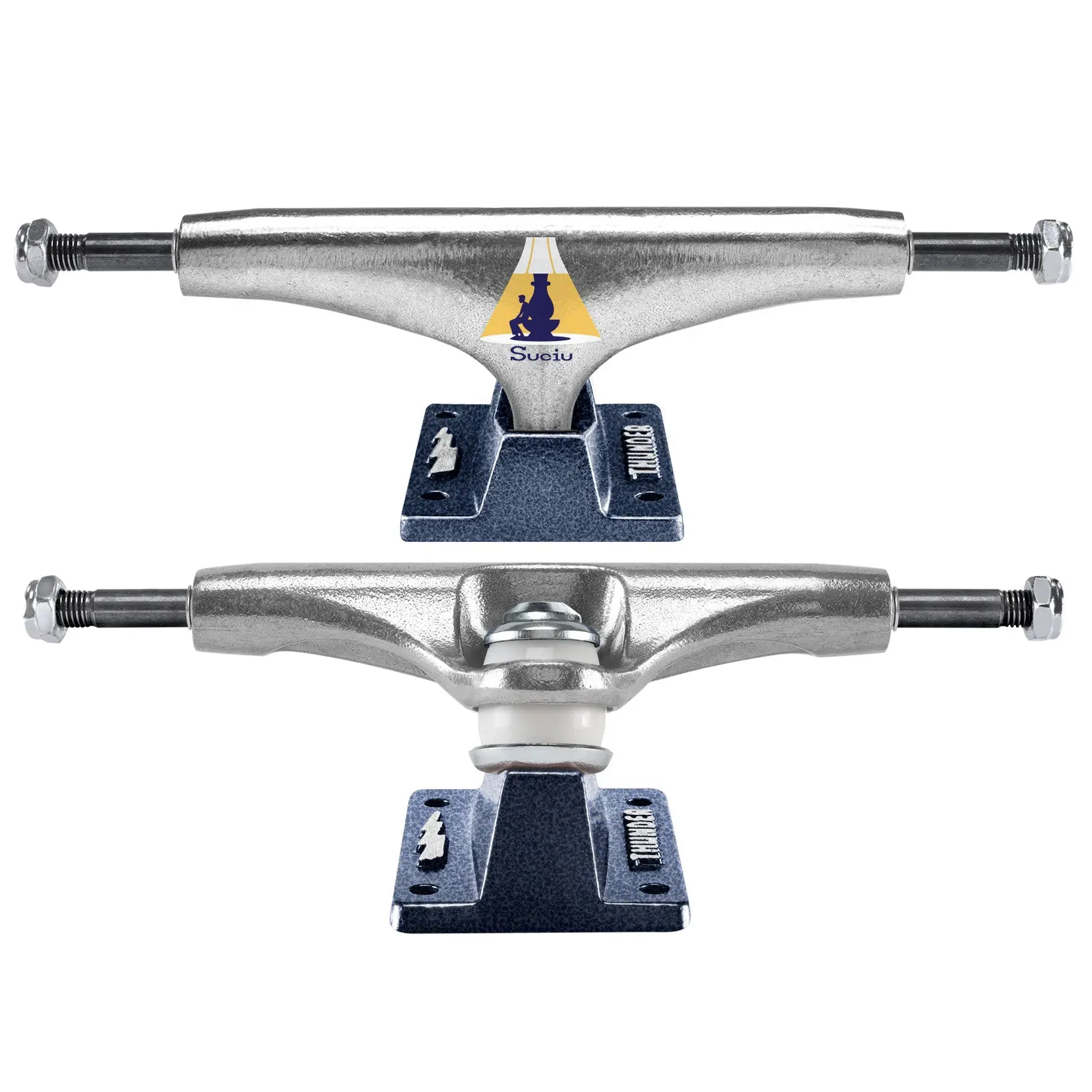 Thunder Skateboard Trucks Suciu Nightwatch Inverted Silver/Blue 149 (8.5")