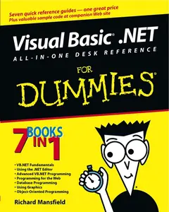 USED-Visual Basic .Net All in One Desk Reference for Dummies by Mansfield, Richard (Paperback)