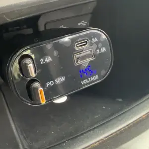 Product Review of 4-in-1 Retractable Car Charger, 100W USB-C Fast Adapter with Lightning Cable & Dual Ports for iPhone, iPad, AirPods, Samsung, Google Pixel from J**a 5** C**r R**g