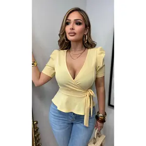 Better Luxe Peplum Top (Yellow)