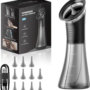 Upgraded Earwax Remover with LED Display, Dual Reservoirs, Ipx7 Waterproof, Safe and Efficient Ear Cleaning Kit, Earwax Flushing System