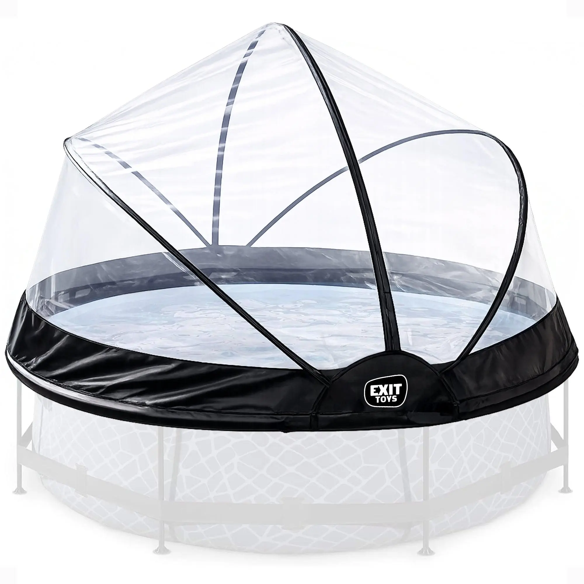 EXIT Toys 10 Foot Round Multifunctional Cover Dome Enclosure for Outdoor Pools EXIT Toys 10 Foot Round Multifunctional Cover Dome Enclosure for Outdoor Pools