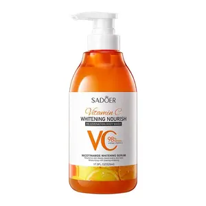 SADOER Vitamin C Rejuvenation BodyWash 98% Natural Orange Vitamin CNourishes Skin Deeply Cleanses Even SkinTone Moisturizing Mild Cleaning