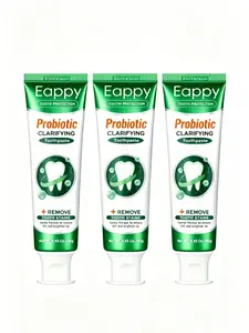 Eappy Probiotic Whitening Toothpaste,probiotics, Oral care, Protect oral health,inhibiting the growth of pathogenicmicroorganisms, promoting oral health,Applicable to all users of oral care products-420g