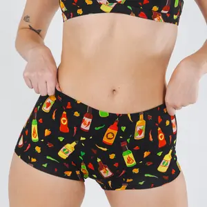 The Gotcha Sriracha | Shinesty Hot Sauce Modal Boyshort Underwear