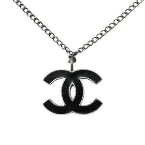 Pre-owned CHANEL Gold-plated Small Leather Goods Coco Mark Necklace