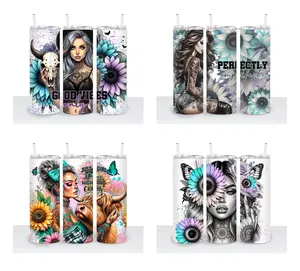 Tattoo Woman Funny, Sarcastic, Positive Affirmation Choice - 20oz Tumbler