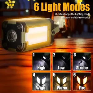Portable Solar LED Flashlight, Camping Light with Solar Panel and Type-C Charging, Rechargeable Lithium Battery, USB Powered, Outdoor Use, Rechargeable LED Flashlights