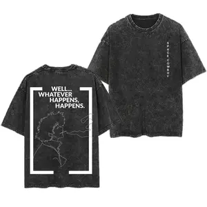 [Sale off up to 30%] Cowboy Bebop Whatever Happens Anime Vintage Tee, Gift For anime lovers, shirts women, men gifts, vintage shirts, graphic tees, graphic tee, top Menswear T-Shirt Womenswear Everyday