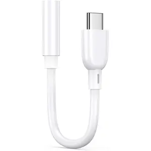 USB C  16 Headphone Jack Adapter, USB C to 3.5MM Headphone Audio Adapter Dongle  Cord for  17e/17 Pro Max/17 Air/16e/16 Pro Max/16 Plus/15/15 Pro Max/Plus, S26 S25 A17 A16 A36