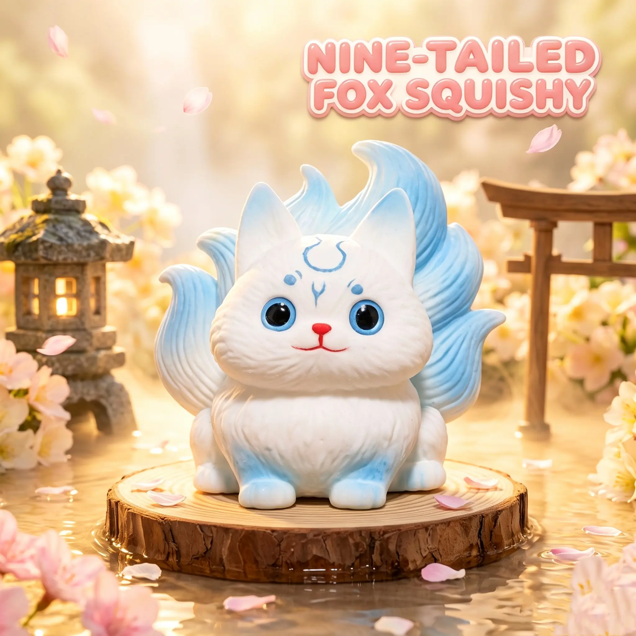 Mini Nine-Tailed Fox Squishy Toy｜8cm Soft Stress Relief Fidget Toy Stress Relief Toys