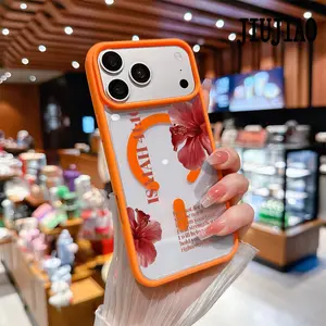 God's Bible ISAIAH 41:10 And lilies Pattern Magnetic Phone Case Supports Wireless Charging for iPhone 17 Pro Max Air 15 16 14  13 12 11 Plus Shockproof Non Slip Protection Silicone Transparent Acrylic Cover Cellphone Protective